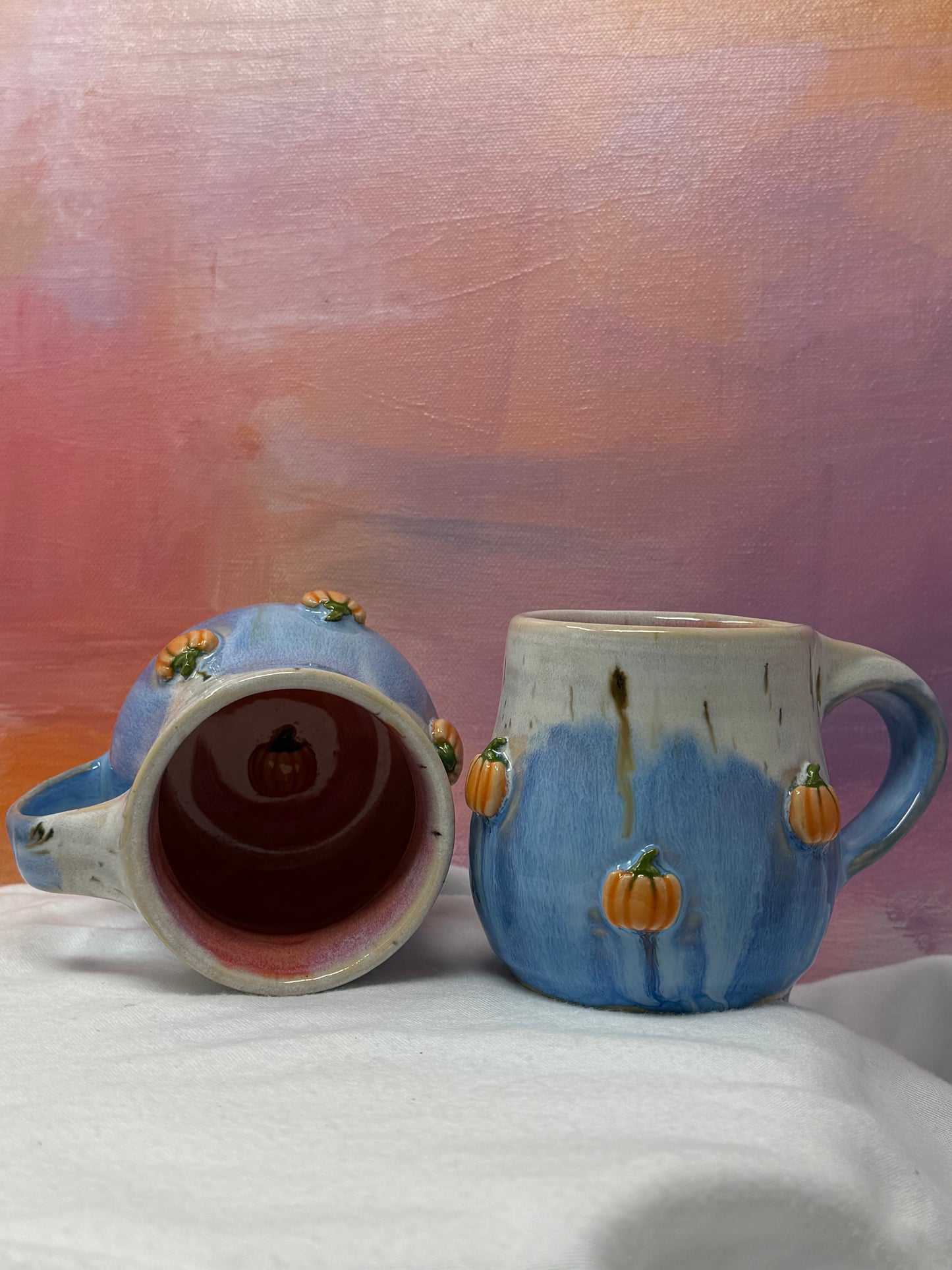 Almost-a-cuppa 6oz Pumpkin Cutie mug