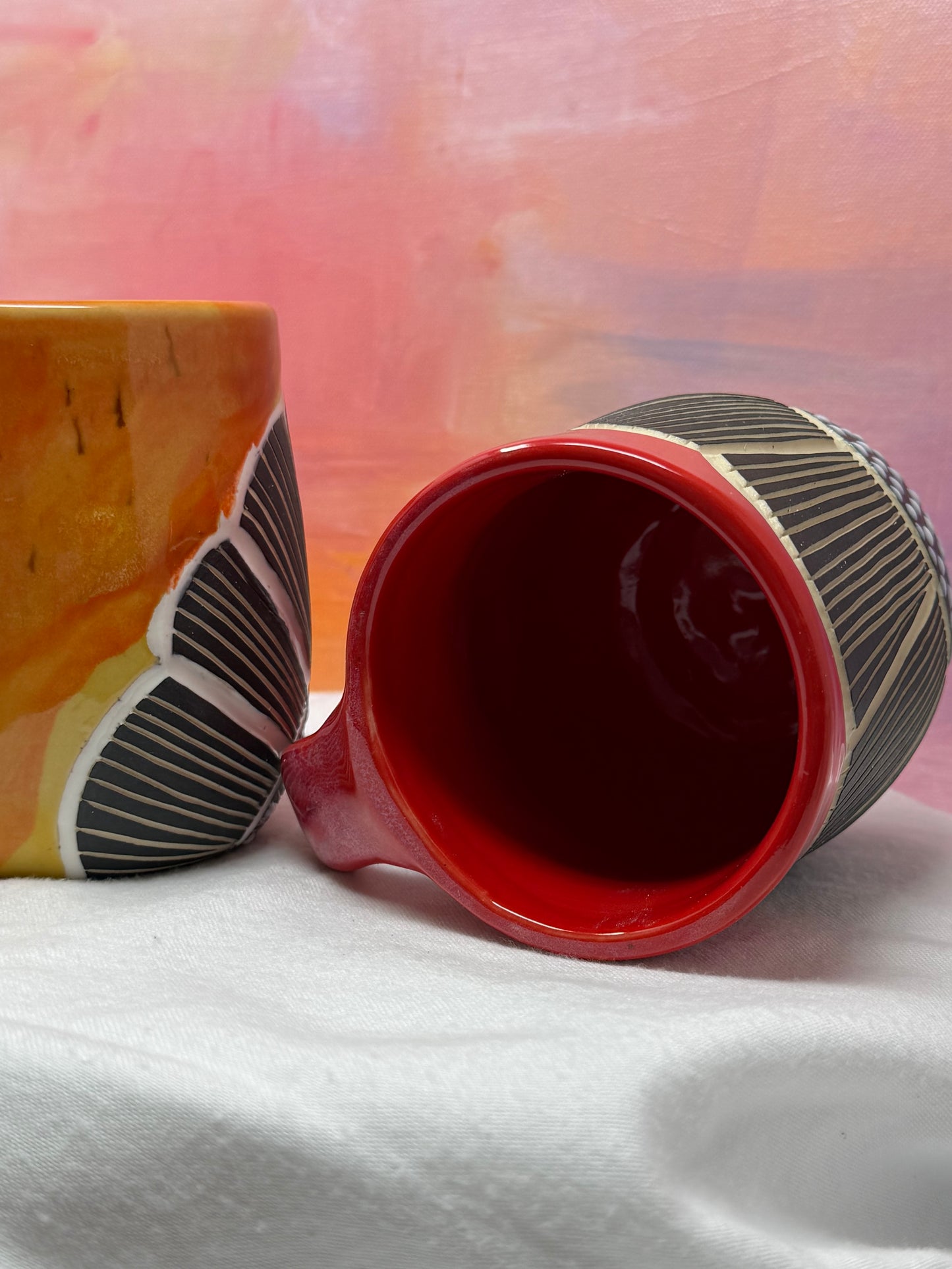 The Cuppa-and-a-half-a Fire Flower 12 oz mug