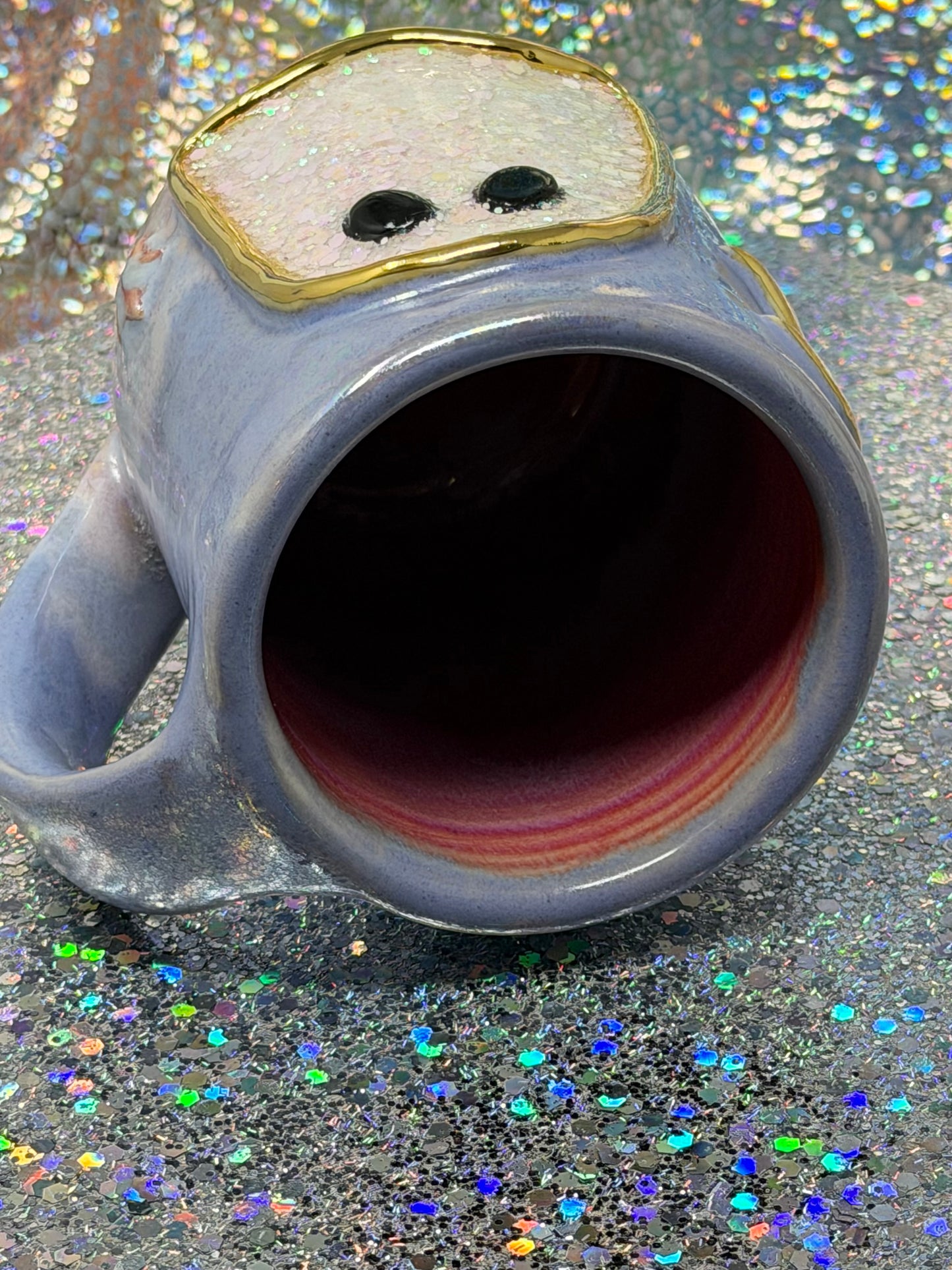 The Double-Cuppa Glitter Ghoul 16oz mug