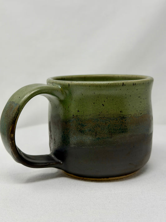 Almost-a-cuppa Avocado ombré 6oz mug