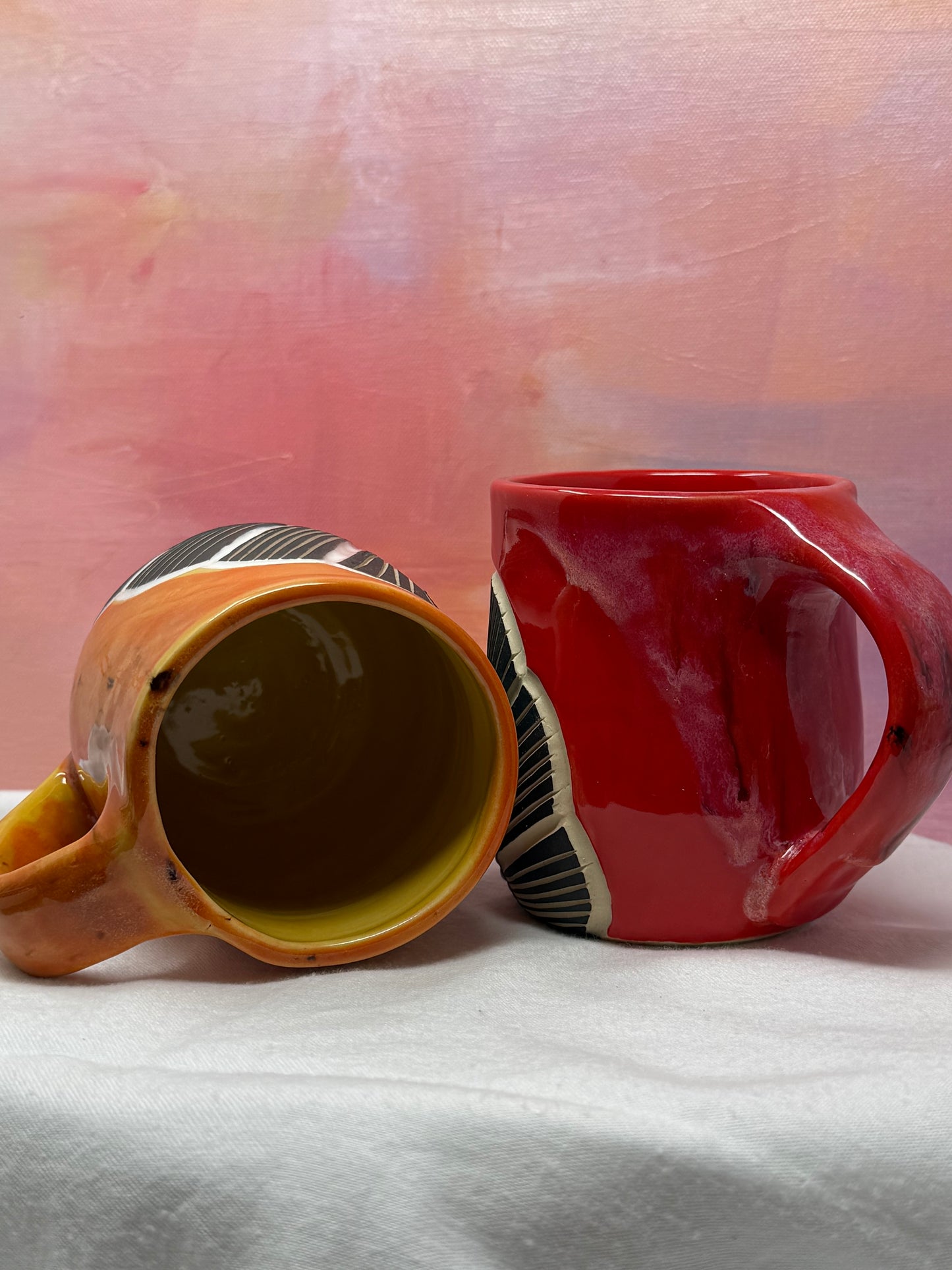 The Cuppa-and-a-half-a Fire Flower 12 oz mug