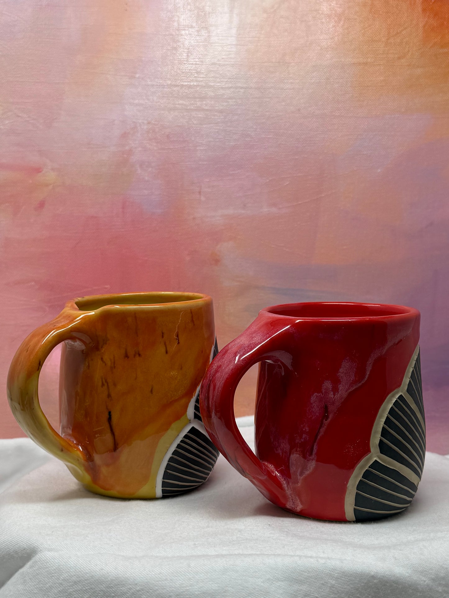 The Cuppa-and-a-half-a Fire Flower 12 oz mug