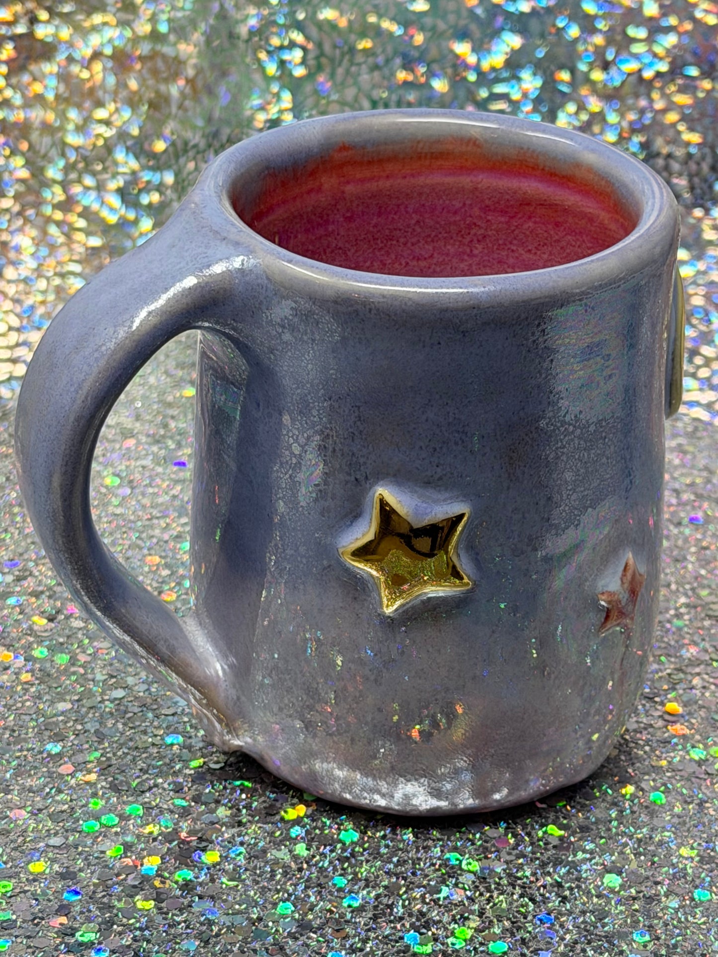 The Double-Cuppa Glitter Ghoul 16oz mug