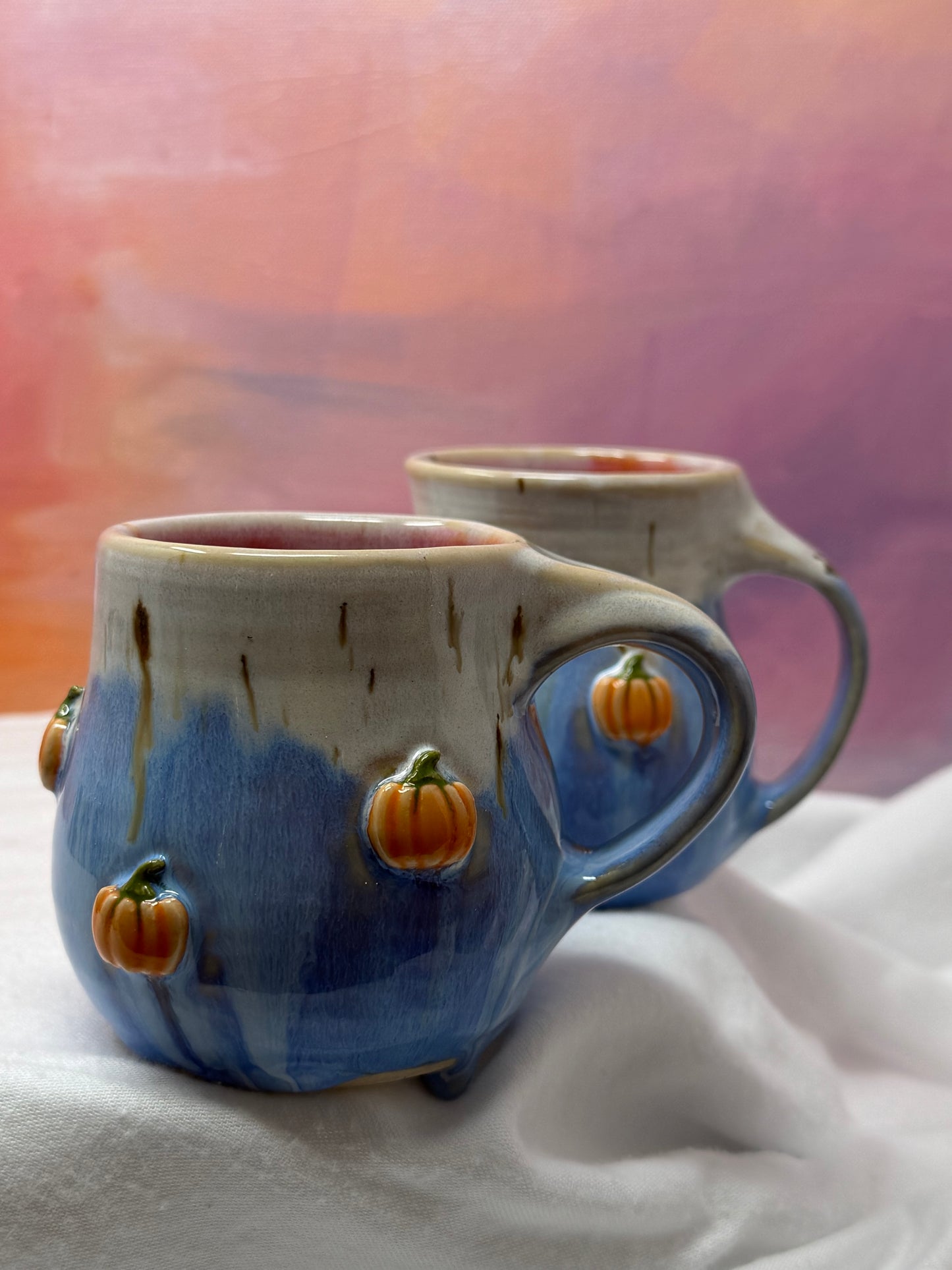 Almost-a-cuppa 6oz Pumpkin Cutie mug