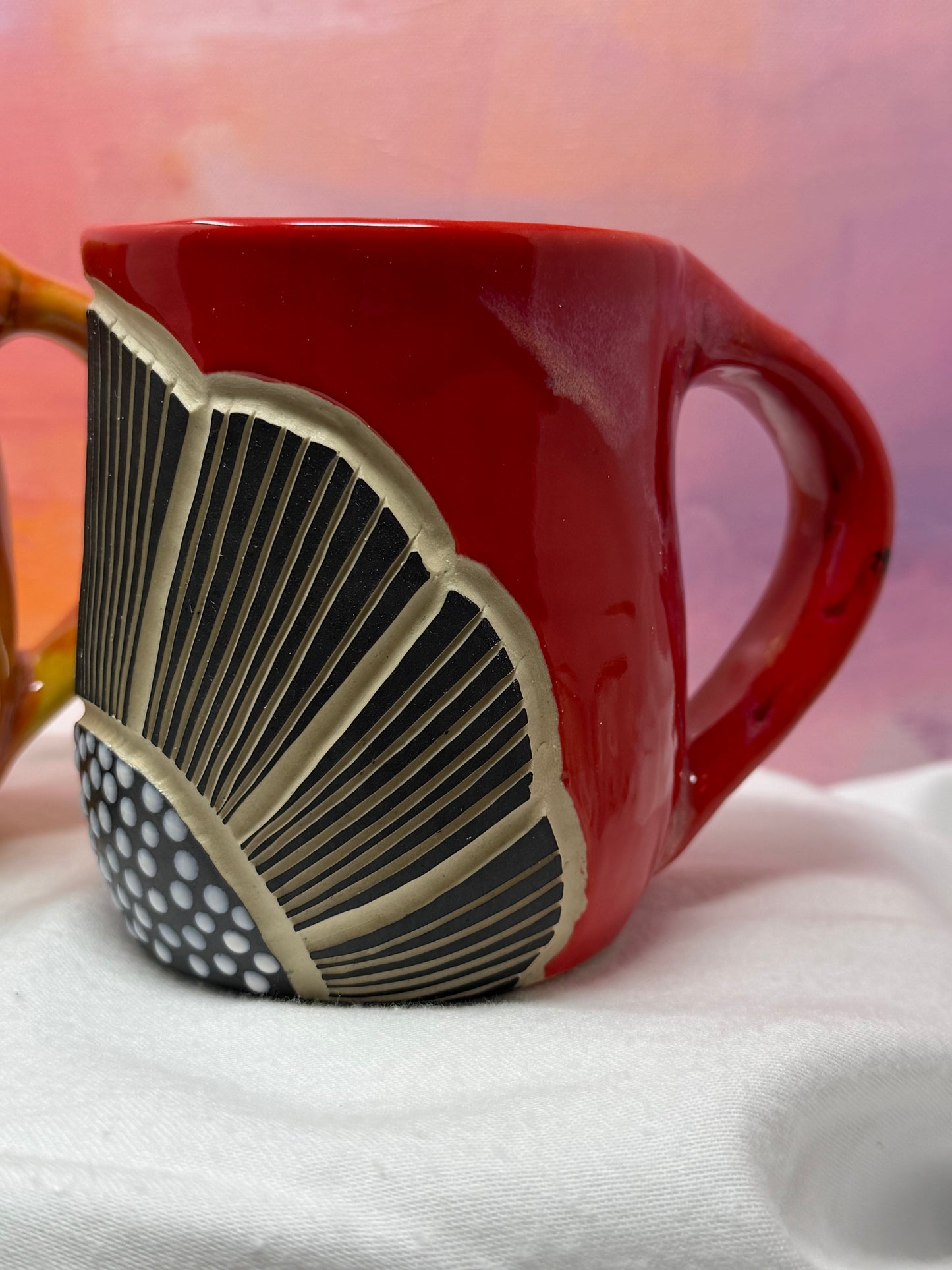 The Cuppa-and-a-half-a Fire Flower 12 oz mug