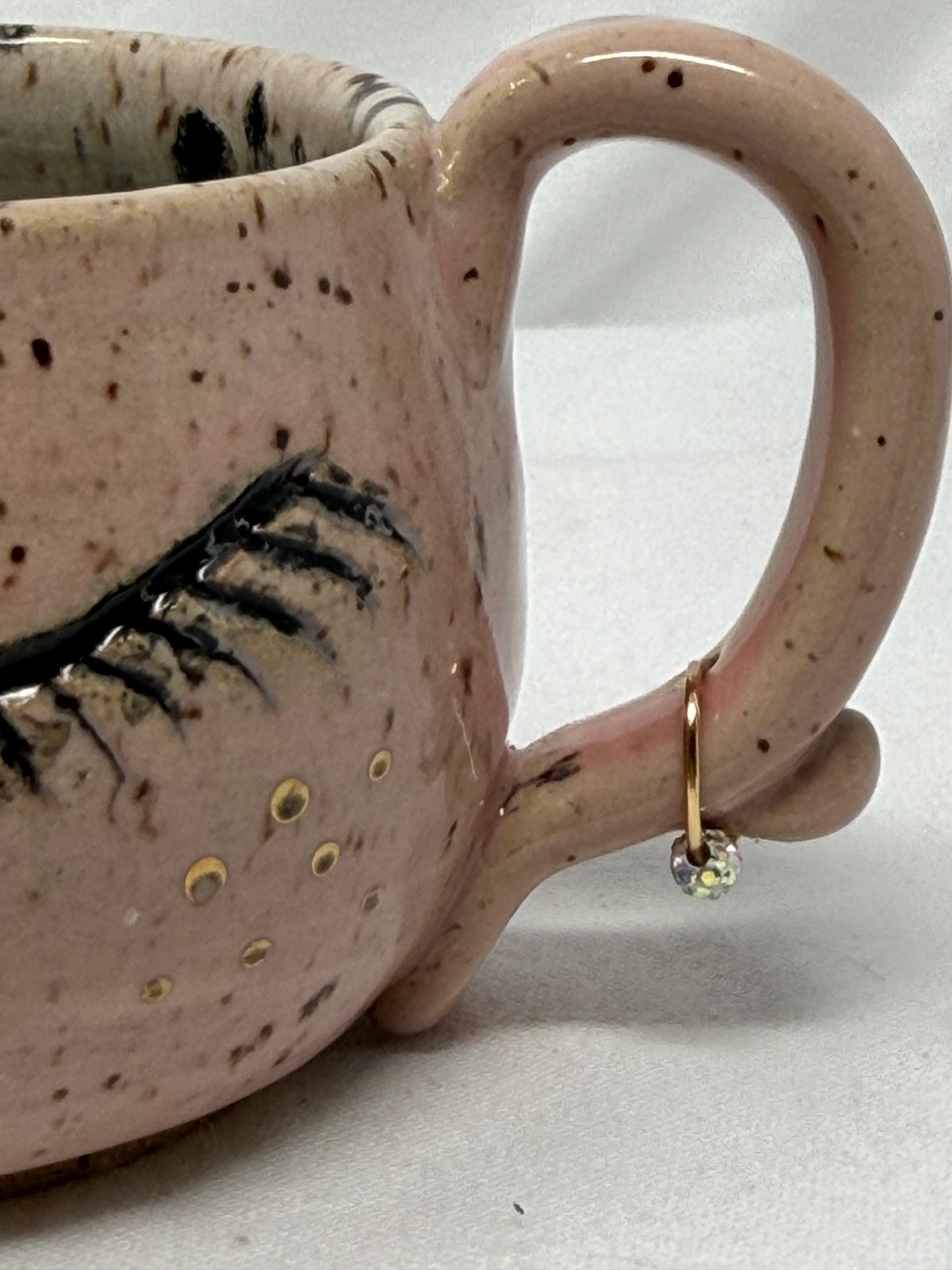 The Half-a-Cuppa Sleepy Gal 4oz espresso mug