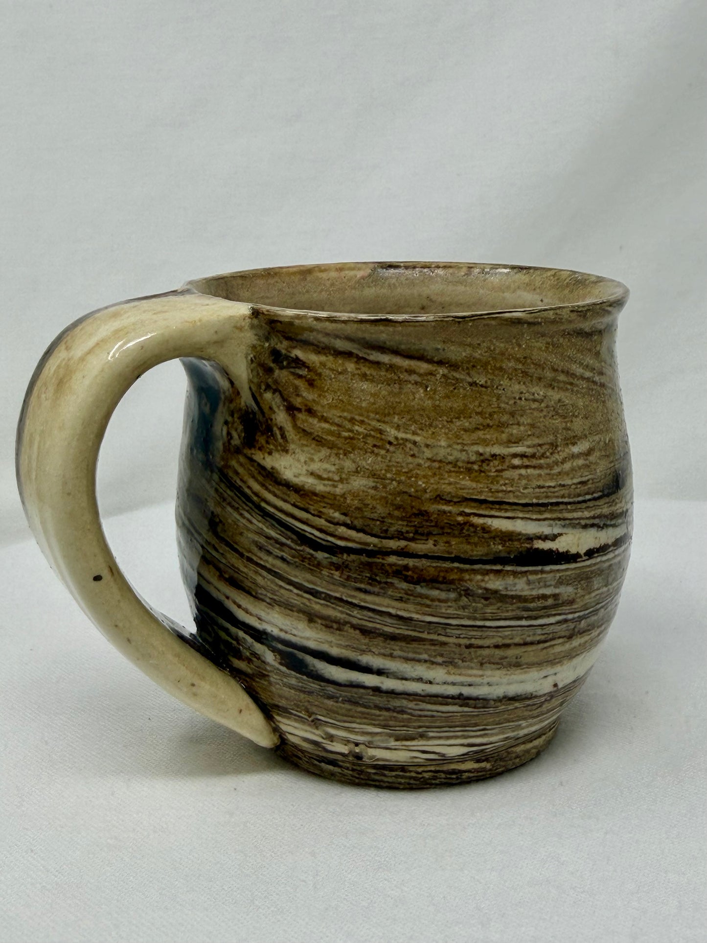 Almost-a-cuppa 7oz Chocolate Swirl mug
