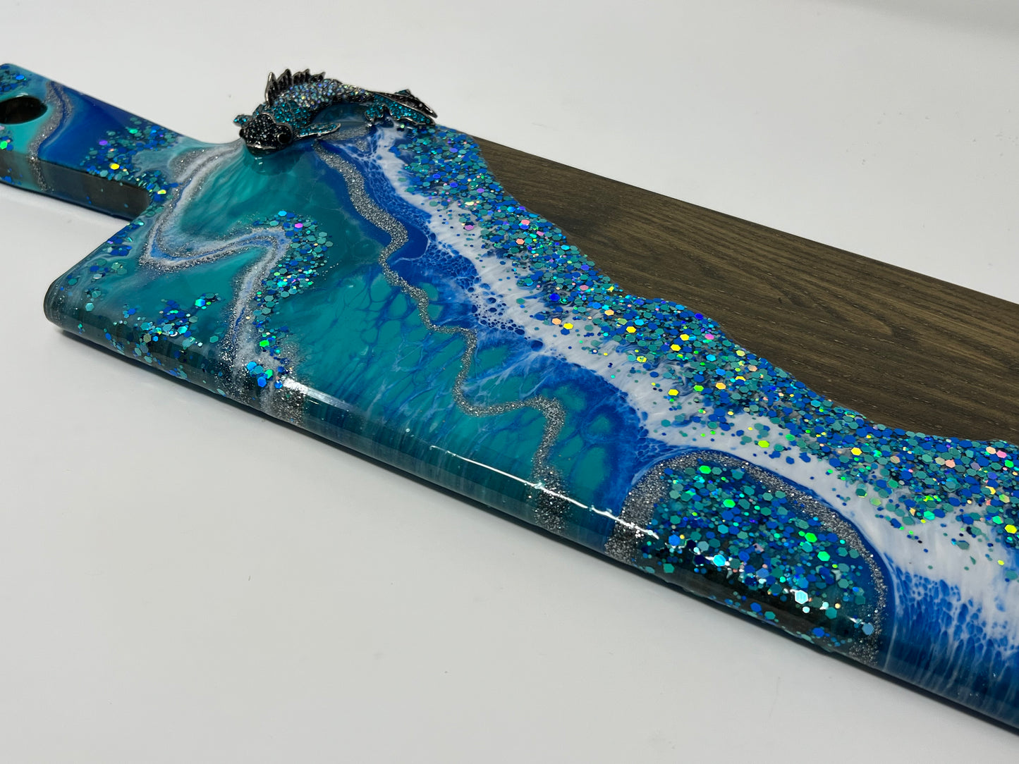 Ash wood under the sea charcuterie